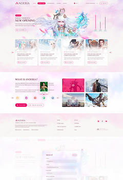 Anderia PW Game Website Template