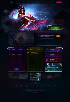 Lithannium Game Website Template