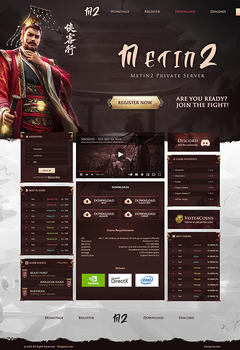 Shogun Metin2 Game Website Template